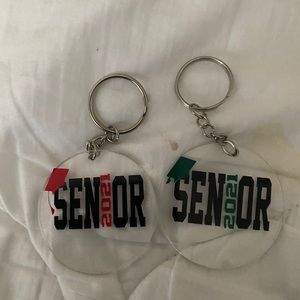 Senior keychain comes in any color scheme you need